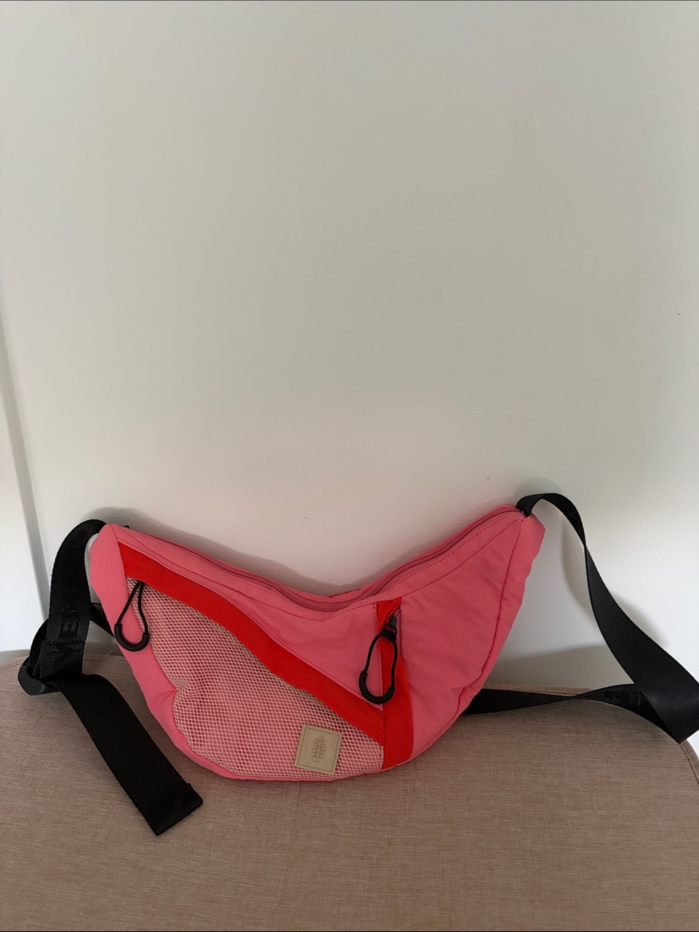 FP Movement by Free People Pink and Red Crossbody Sling Bag